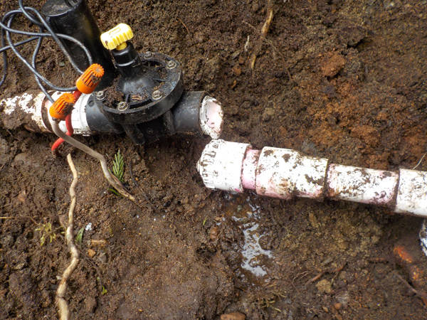 Valve Repair and Line Leak